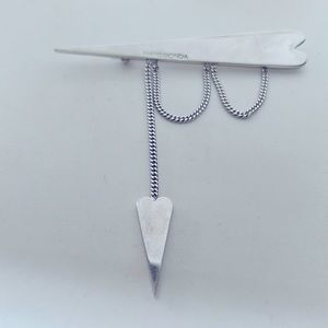 Pianegonda sterling silver pin. Made in Italy